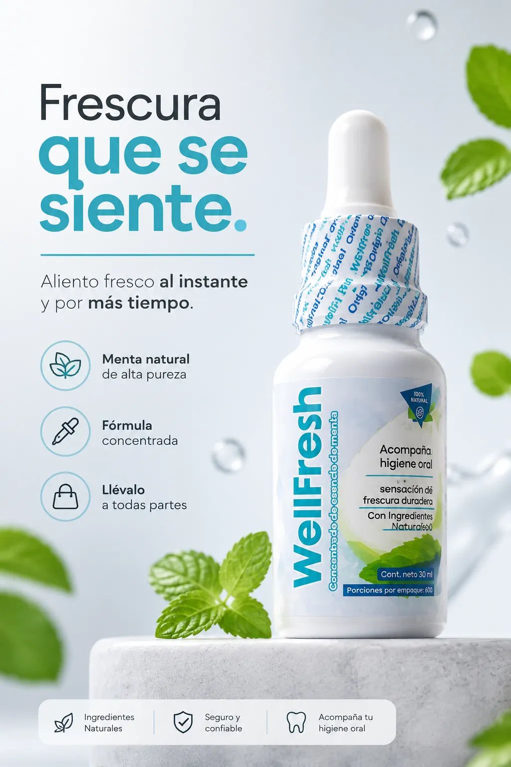 WellFresh Esencial Plus | Elimina el Mal Aliento