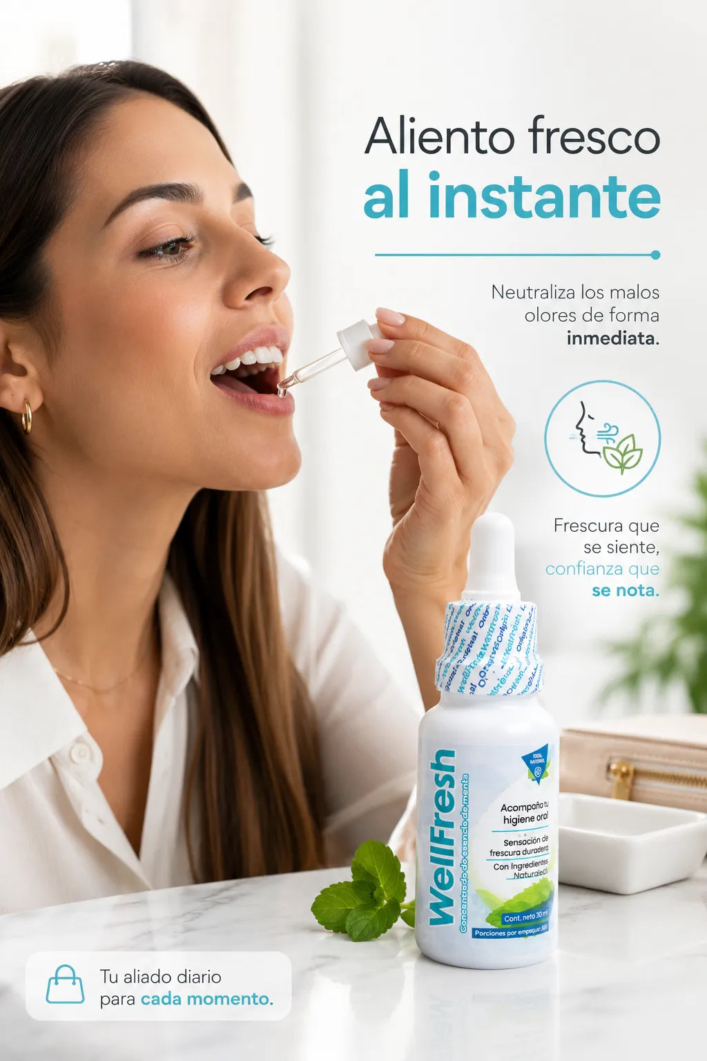 WellFresh Esencial Plus | Elimina el Mal Aliento
