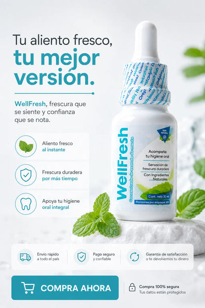 WellFresh Esencial Plus | Elimina el Mal Aliento
